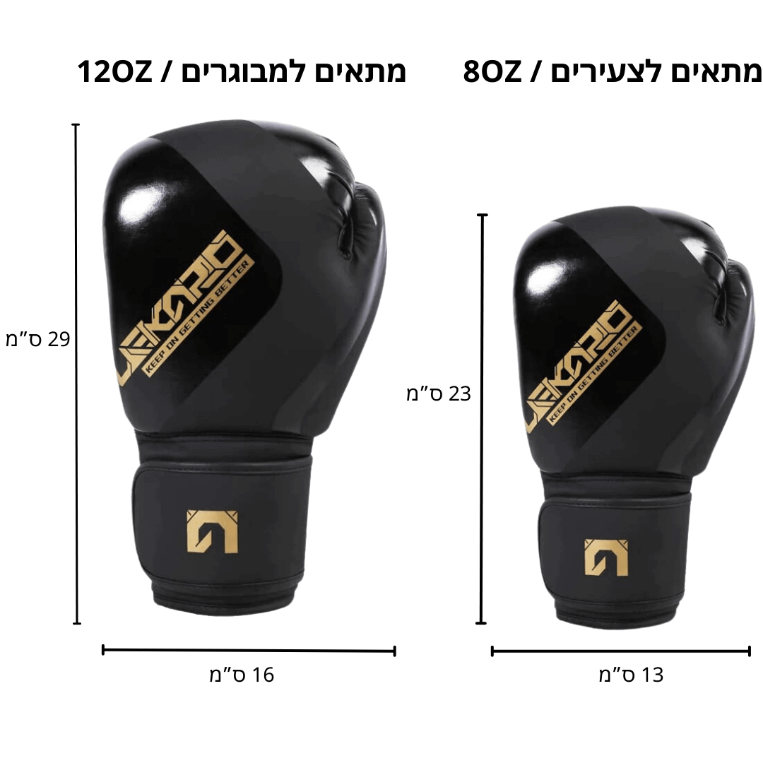 כפפות אגרוף מקצועיות Boxing Pro+ בצב 