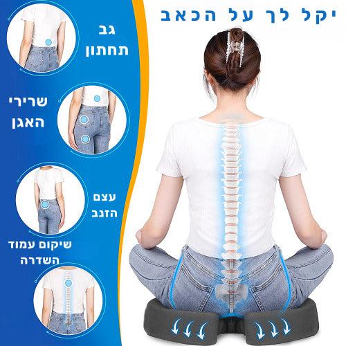 בריטואל פרפקט סיט – כרית ישיבה אורטופדית לישיבה ממושכת